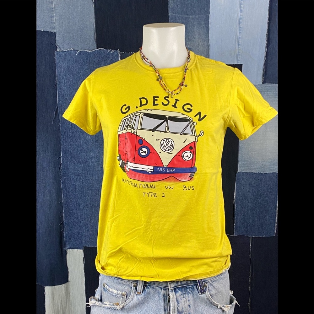 Personality Mens VW Bus Short Sleeve T-Shirt Sz S